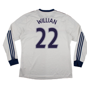 Chelsea 2013-14 Long Sleeve Away Shirt (L) (Very Good) (Willian 22)_1