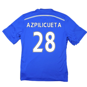 Chelsea 2014-15 Home Shirt (XL) (Azpilicueta 28) (Good)_1