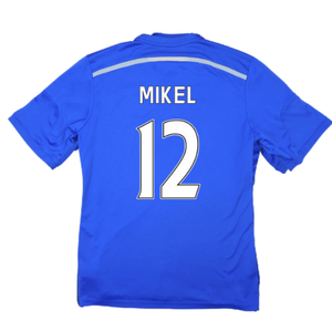 Chelsea 2014-15 Home Shirt (XL) (Mikel 12) (Good)_1