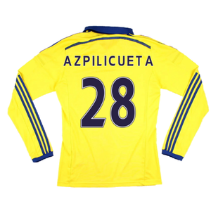 Chelsea 2014-15 Long Sleeve Away Shirt (L) (Very Good) (Azpilicueta 28)_1