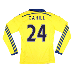 Chelsea 2014-15 Long Sleeve Away Shirt (L) (Very Good) (Cahill 24)_1