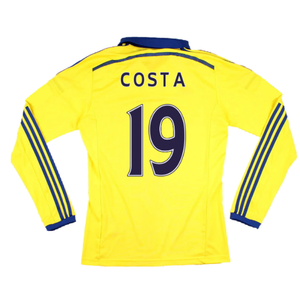 Chelsea 2014-15 Long Sleeve Away Shirt (L) (Very Good) (Costa 19)_1