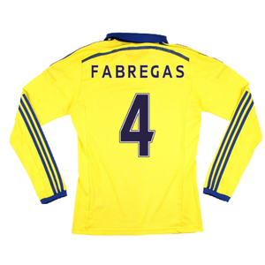 Chelsea 2014-15 Long Sleeve Away Shirt (L) (Very Good) (Fabregas 4)_1