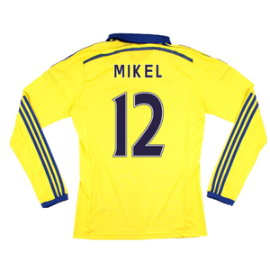 Chelsea 2014-15 Long Sleeve Away Shirt (S) (Excellent) (Mikel 12)_1