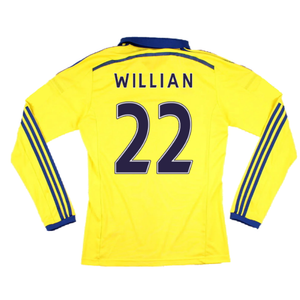 Chelsea 2014-15 Long Sleeve Away Shirt (L) (Very Good) (Willian 22)_1