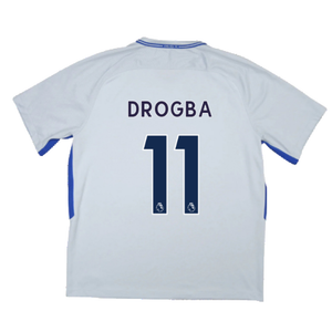 Chelsea 2017-18 Away Shirt (Very Good) (Drogba 11)_1