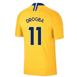 Chelsea 2018-19 Away Shirt (Very Good) (Drogba 11)_1