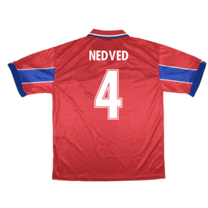 Czech Republic 1998-00 Home Shirt (XL) (Good) (Nedved 4)_1