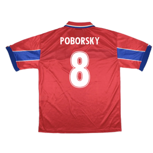 Czech Republic 1998-00 Home Shirt (XL) (Good) (Poborsky 8)_1