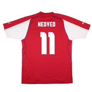 Czech Republic 2003-04 Home Shirt (L) (Good) (Nedved 11)_1