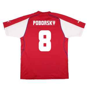 Czech Republic 2003-04 Home Shirt (Very Good) (Poborsky 8)_1