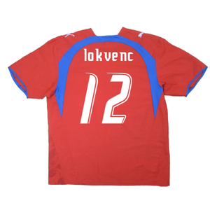 Czech Republic 2006-08 Home Shirt (Large) (Good) (Lokvenc 12)_1