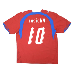 Czech Republic 2006-07 Home Shirt (XL) (Excellent) (Rosicky 10)_1