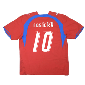 Czech Republic 2006-08 Home Shirt (L) (Very Good) (Rosicky 10)_1