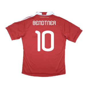 Denmark 2010-11 Home Shirt (M) (Excellent) (Bendtner 10)_1