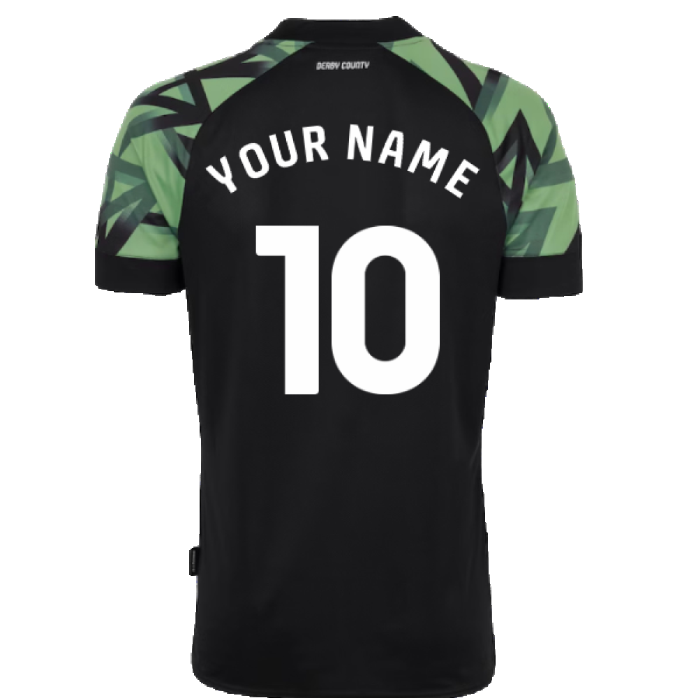 Derby County 2022-23 Away Shirt (Sponsorless) (XXL) (Your Name 10) (Very Good)_1