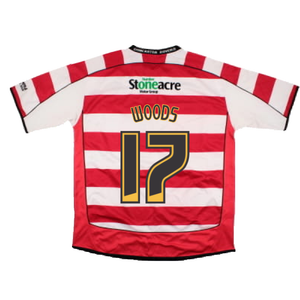 Doncaster 2008-09 Home Shirt (XL) (Good) (Woods 17)_1