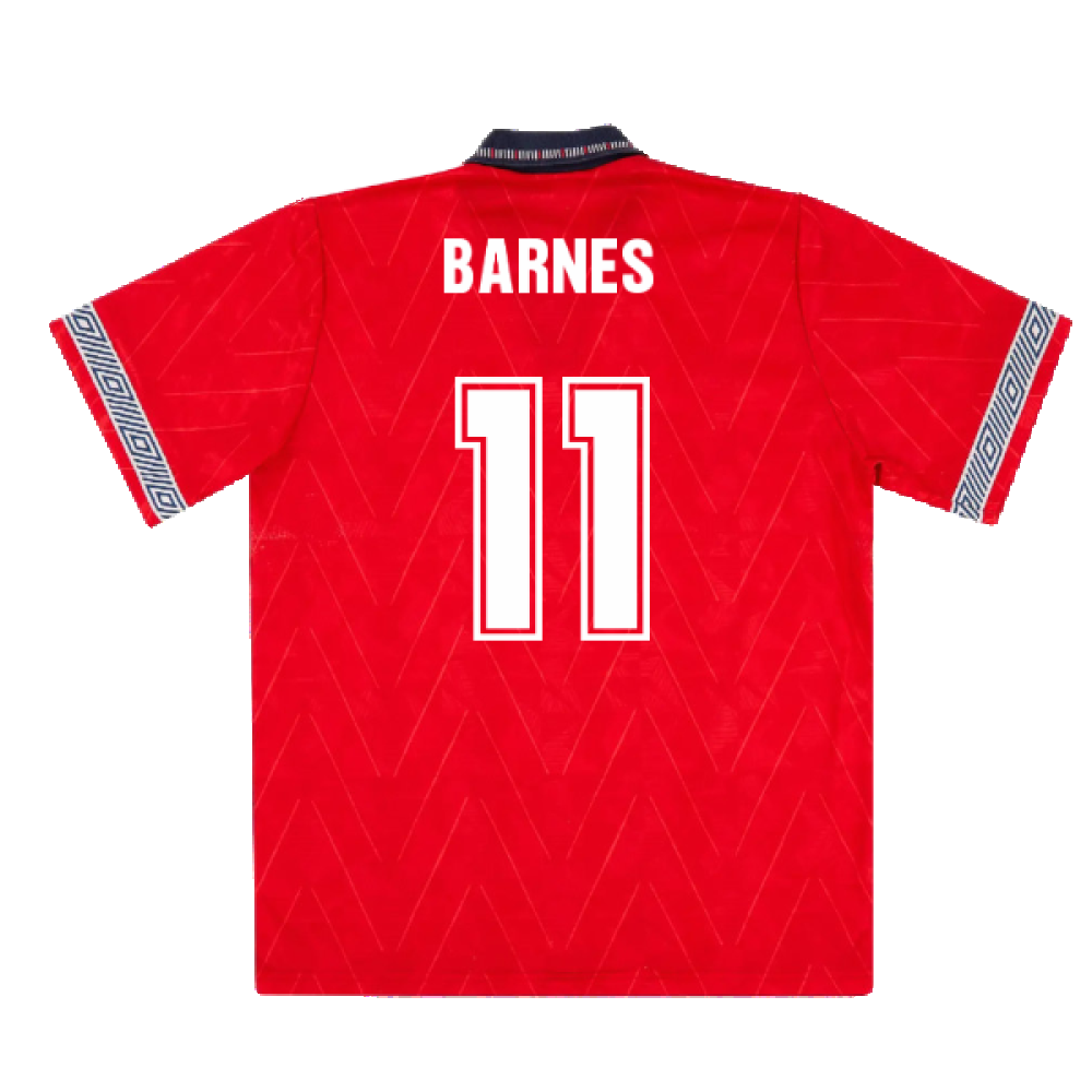 England 1990-92 Away Shirt (Excellent) (Barnes 11)_1