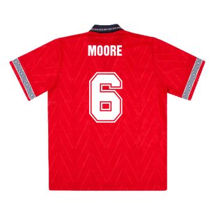 England 1990-92 Away Shirt (Excellent) (Moore 6)_1