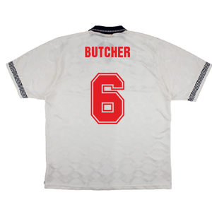 England 1990-92 Home Shirt (S) (Good) (Butcher 6)_1