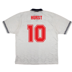 England 1990-92 Home Shirt (XL) (Very Good) (Hurst 10)_1