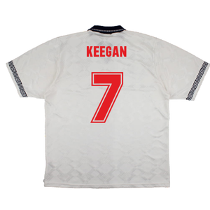 England 1990-92 Home Shirt (XL) (Very Good) (Keegan 7)_1