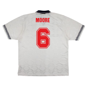 England 1990-92 Home Shirt (M) (Excellent) (Moore 6)_1