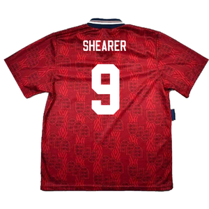 England 1993-95 Away Shirt (Very Good) (Shearer 9)_1