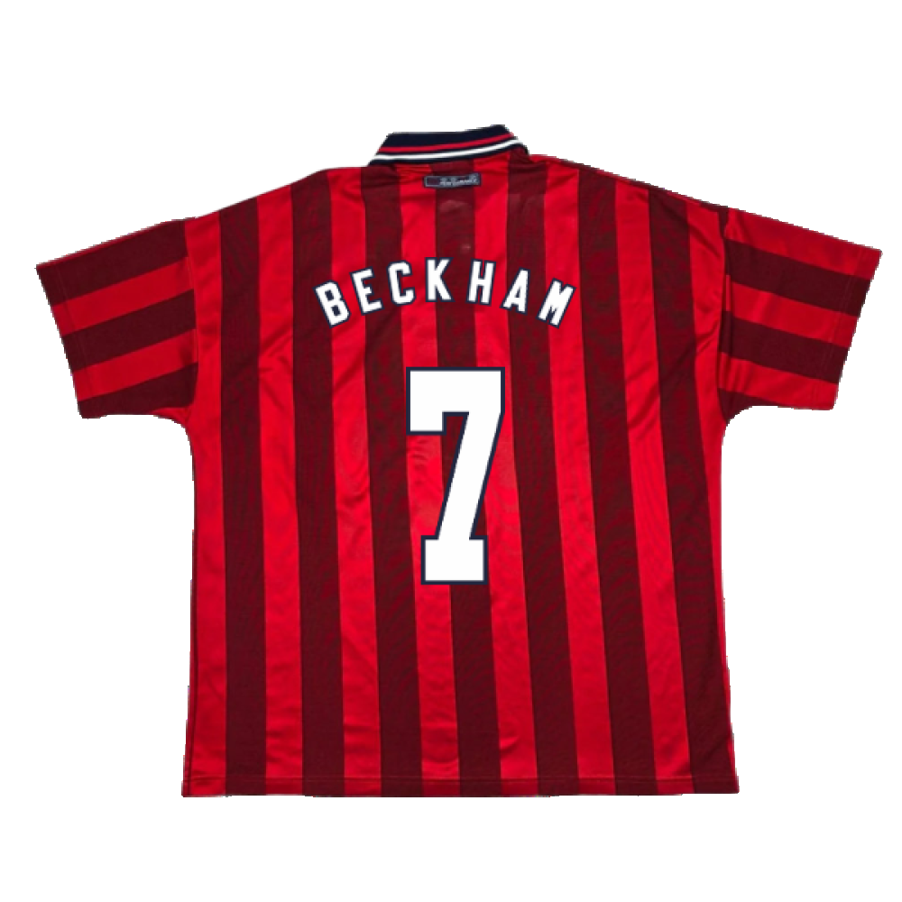 England 1997-99 Away Shirt (L) (Fair) (BECKHAM 7)_1