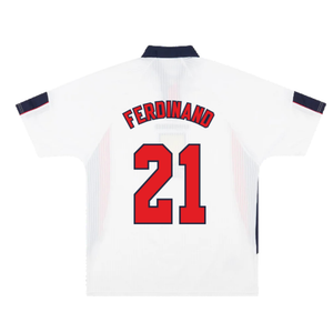 England 1997-99 Home (M) (Very Good) (FERDINAND 21)_1