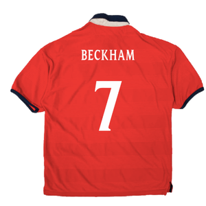 England 1999-01 Away Shirt (Very Good) (Beckham 7)_2