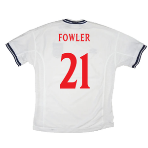 England 1999-01 Home Shirt (Fair) (Fowler 21)_1