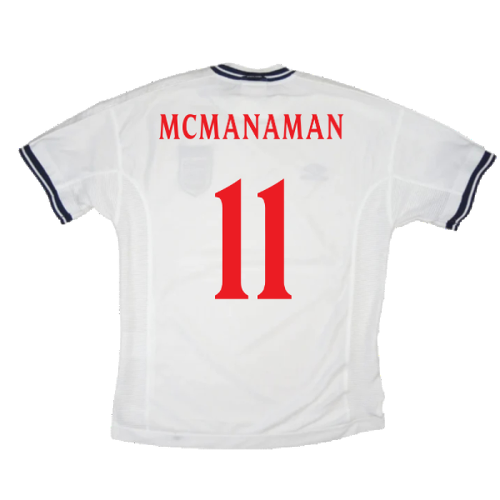 England 1999-01 Home Shirt (Fair) (McManaman 11)