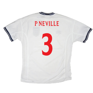 England 1999-01 Home Shirt (Fair) (P Neville 3)_1