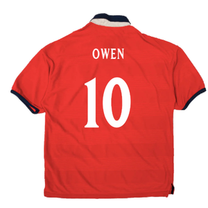 England 2000-01 Away Shirt (XL) (Very Good) (Owen 10)_1