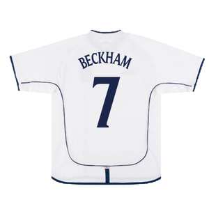 England 2001-03 Home Shirt (XL) (Fair) (Beckham 7)_1