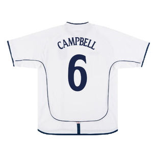 England 2001-03 Home Shirt (L) (Good) (Campbell 6)_1