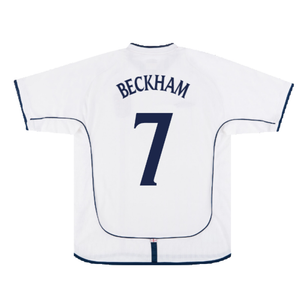 England 2001-03 Home Shirt (L) (Good) (BECKHAM 7)_2