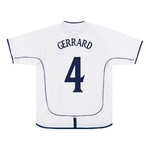 England 2001-03 Home Shirt (L) (Very Good) (GERRARD 4)_2