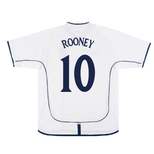 England 2001-03 Home Shirt (XL) (Good) (ROONEY 10)_1