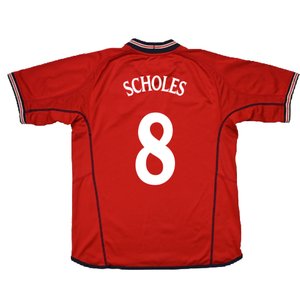 England 2002-04 Away Shirt (XL) (Very Good) (Scholes 8)_1