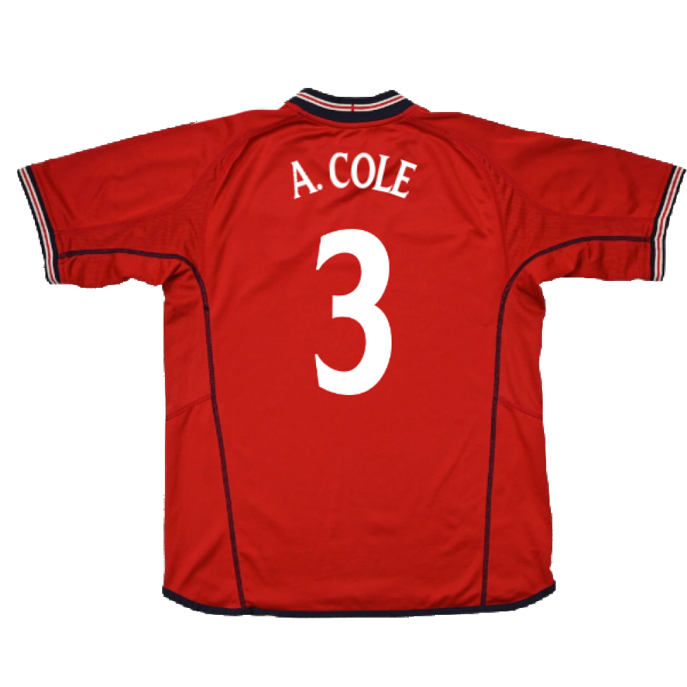 England 2002-04 Away Shirt (2XL) (Very Good) (A. Cole 3)_1