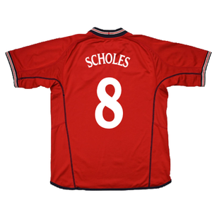 England 2002-04 Away Shirt (S) (Excellent) (Scholes 8)_1