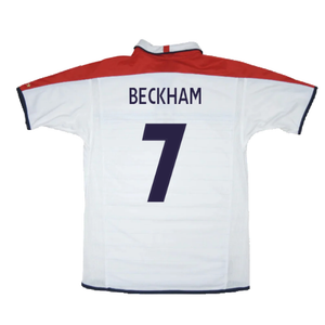 England 2003-05 Home Shirt (S) (Very Good) (Beckham 7)_1