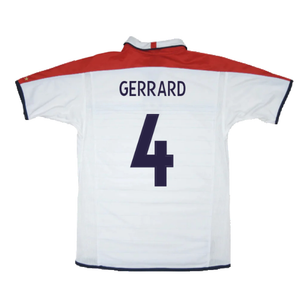 England 2003-05 Home Shirt (XL) (Very Good) (Gerrard 4)_1