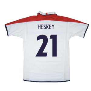 England 2003-05 Home Shirt (S) (Very Good) (Heskey 21)_1