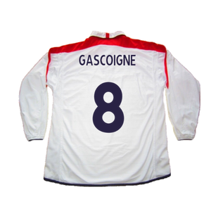 England 2003-05 Home L/S (M) (Excellent) (Gascoigne 8)_1