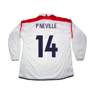 England 2003-05 Home L/S (M) (Excellent) (P Neville 14)_1