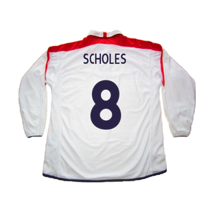 England 2003-05 Home L/S (M) (Excellent) (Scholes 8)_1