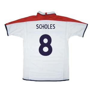 England 2003-05 Home Shirt (XL) (Fair) (Scholes 8)_1